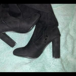 USED - JACOBIES Over The Knee Women’s Boots Size 7 Black Hardly Worn